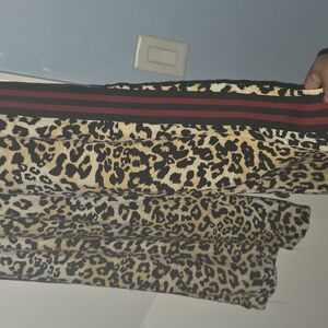 Leopard Print Wide Pant